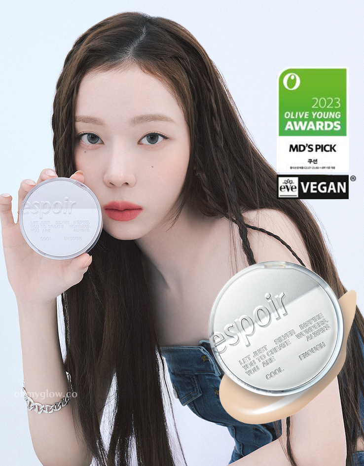 Espoir Pro Tailor Be Velvet Cover Cushion New Class Cool And Chill Edition SPF34 PA++ 13 g. + Refill #21 Ivory