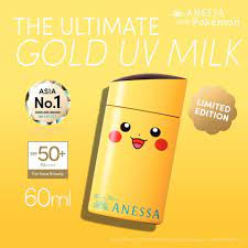 Shiseido Anessa Perfect UV Sunscreen Skincare Milk NA SPF50+ PA++++ Pokemon 60 ml.