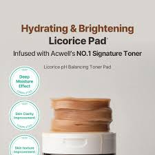 Acwell Licorice pH Balancing Toner Pad 70 Pads