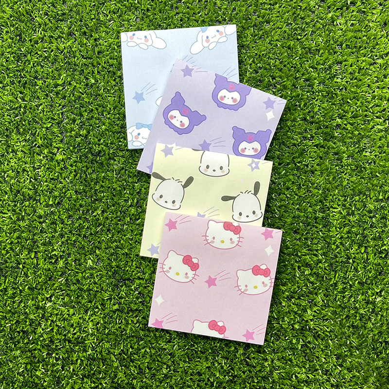 🌈กระดาษโน๊ตกาวในตัว🌈Sticky Note Lovely Cartoon 8x8 50แผ่น📌เลือกลาย ราคา 6 บาท✔️พร้อมส่ง Ohwowshop เครื่องเขียน โพสอิท สวยงาม ข้อความ