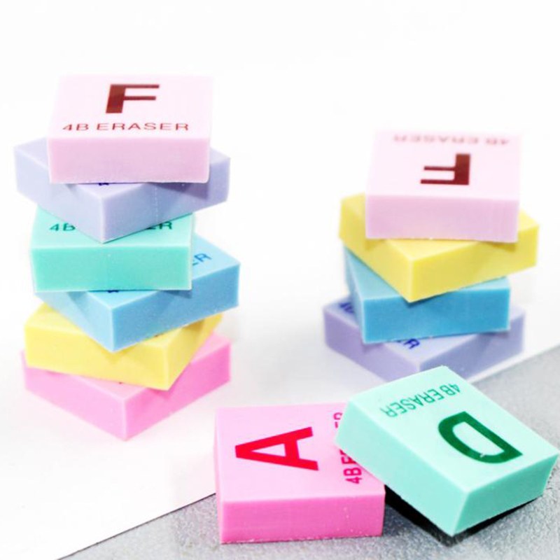 ⭐ยางลบ A,B,C⭐หลากสี Eraser ยางลบสี✅พร้อมส่งในไทย ยางลบ เครื่องเขียน ลบคำผิดดินสอ