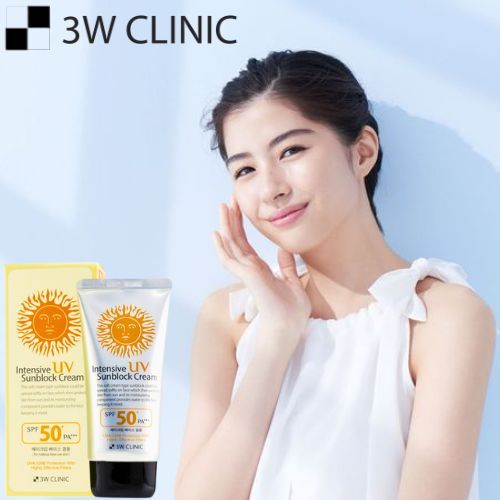 3W Clinic Intensive UV Sunblock Cream SPF50 PA+++ 70 ml.