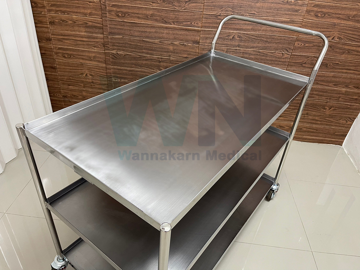 รถเข็น 3 ชั้น Stainless
