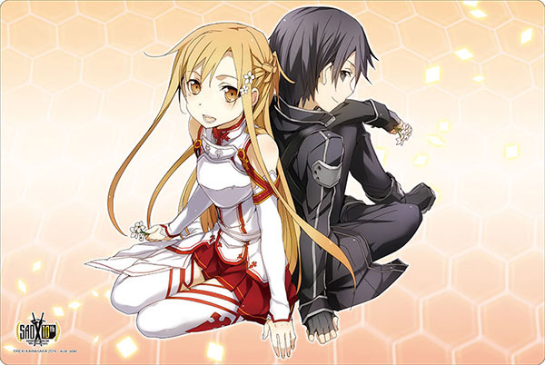 Bushiroad Rubber Mat Vol.494 Dengeki Bunko Sword Art Online Kirito & Asuna