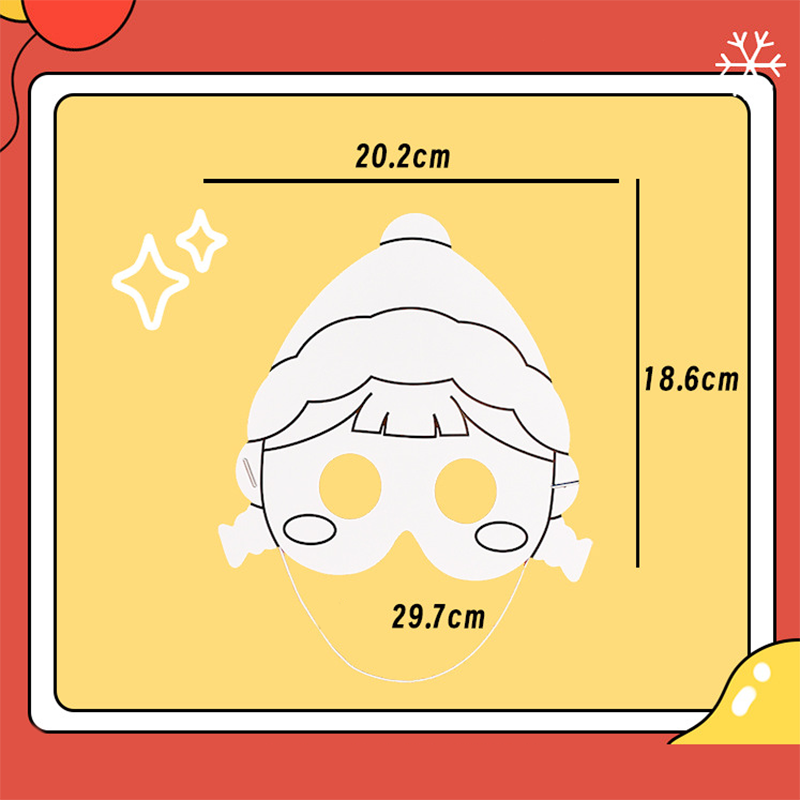 🎀🎄หน้ากาก รูปทรงการ์ตูน🎄🎀ระบายสี ลายการ์ตูนคริสมาส📌เลือกเลย สินค้าเริ่มต้นที่ 3 บาท✅พร้อมส่งOhwowshop อุปกรณ์ สี ศิลปะ เครื่องเขียน