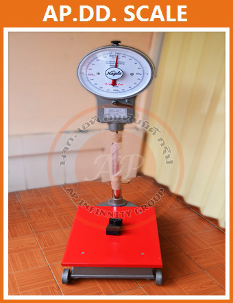 ตาชั่งน้ำหนัก300kg เครื่องชั่งเข็ม300กิโลกรัม เครื่องชั่งน้ำหนักแบบสปริง300kg เครื่องชั่งหน้าปัดแบบมีล้อ300kg ละเอียด500g ขนาดแท่น42.5*63.5cm NAGATA รุ่นK-300W-300K