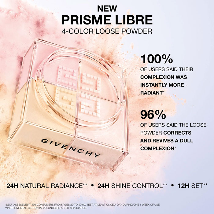 GIVENCHY Prisme Libre Illuminating & Color Correcting Loose Powder 4 x 0.15 g. #03 Voile Rose