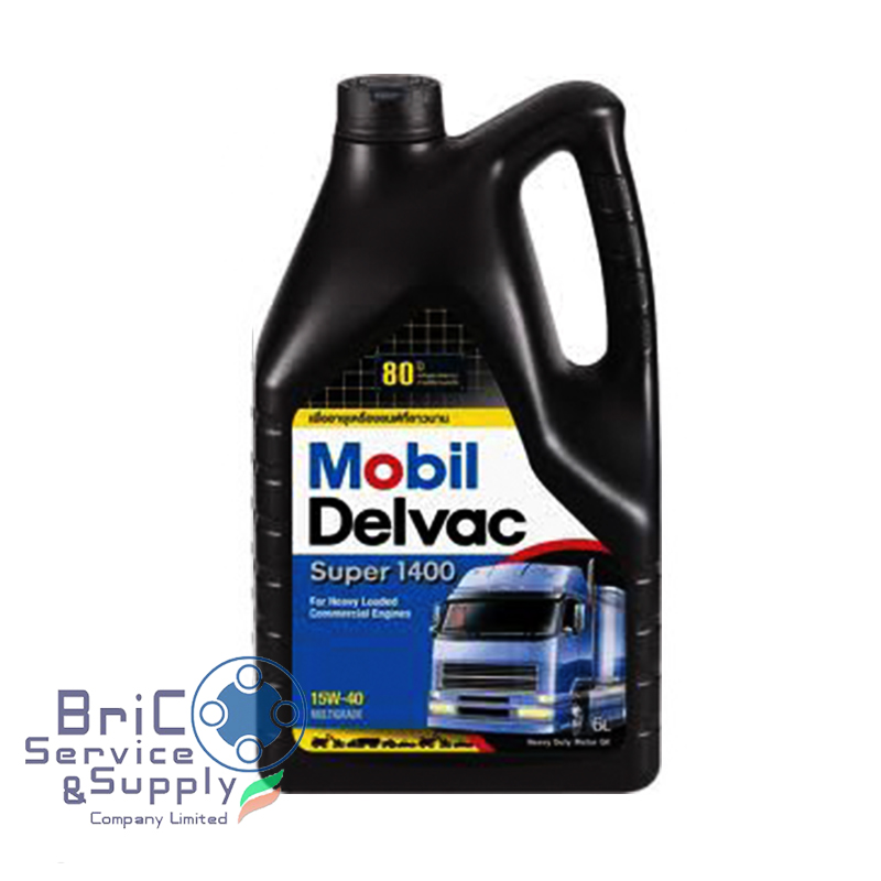 MOBIL DELVAC SUPER 1400 15W-40 ขนาด 6 ลิตร