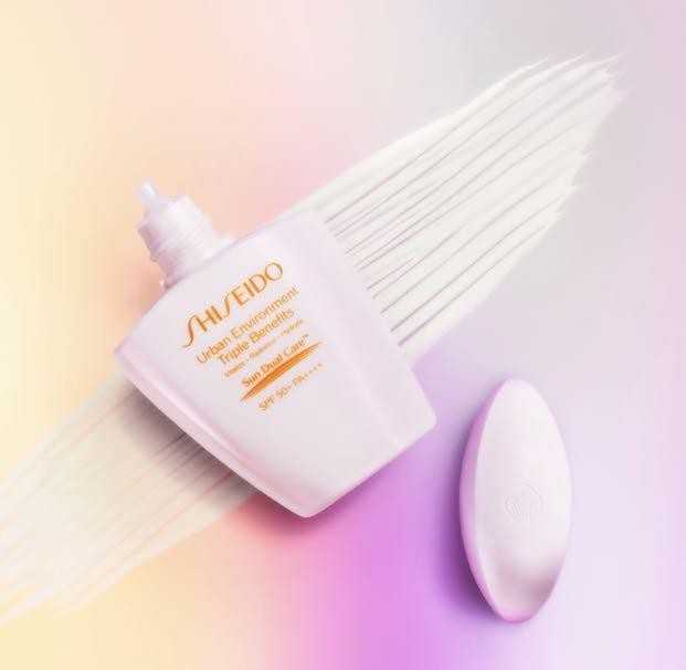 Shiseido Urban Environment Triple Benefits Sun Dual Care SPF50+ PA++++ 15 ml.