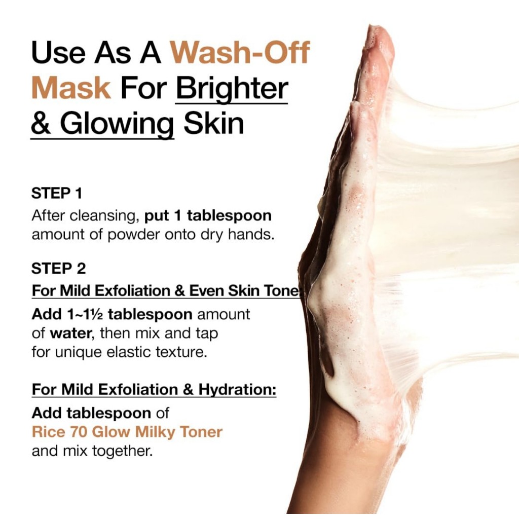 Anua Rice Enzyme Brightening Cleansing Powder 40 g. (Exp. 10/2027)