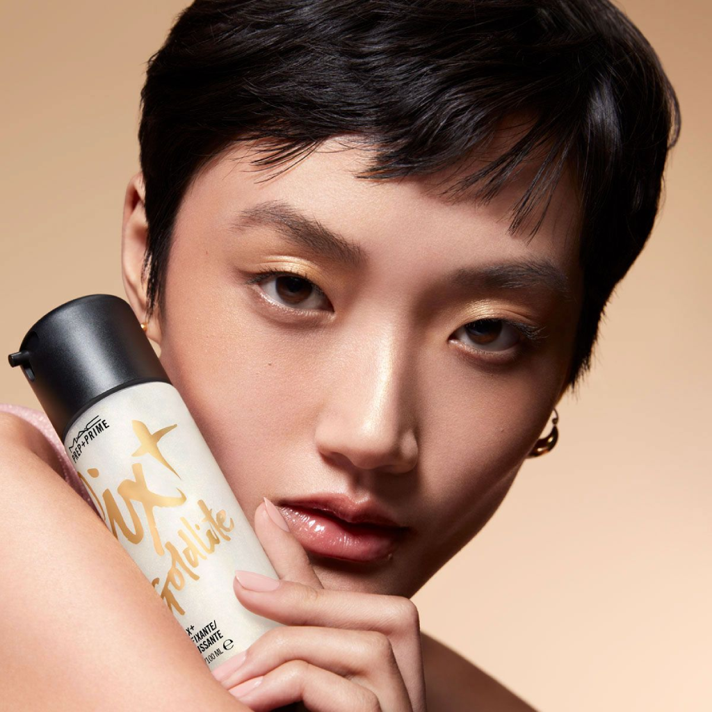 M.A.C. Prep + Prime Fix + Shimmer 100 ml. #Goldlite ประกายทอง