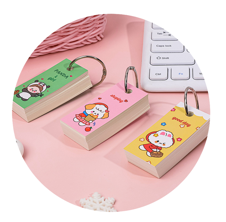 ⭐📚สมุดห่วง Mini การ์ตูน 80 แผ่น 3x6.5ซม 📌คละลายตามแบบ ชิ้นละ 7 บาท ✔️พร้อมส่ง Ohwowshop สมุด เครื่องเขียน