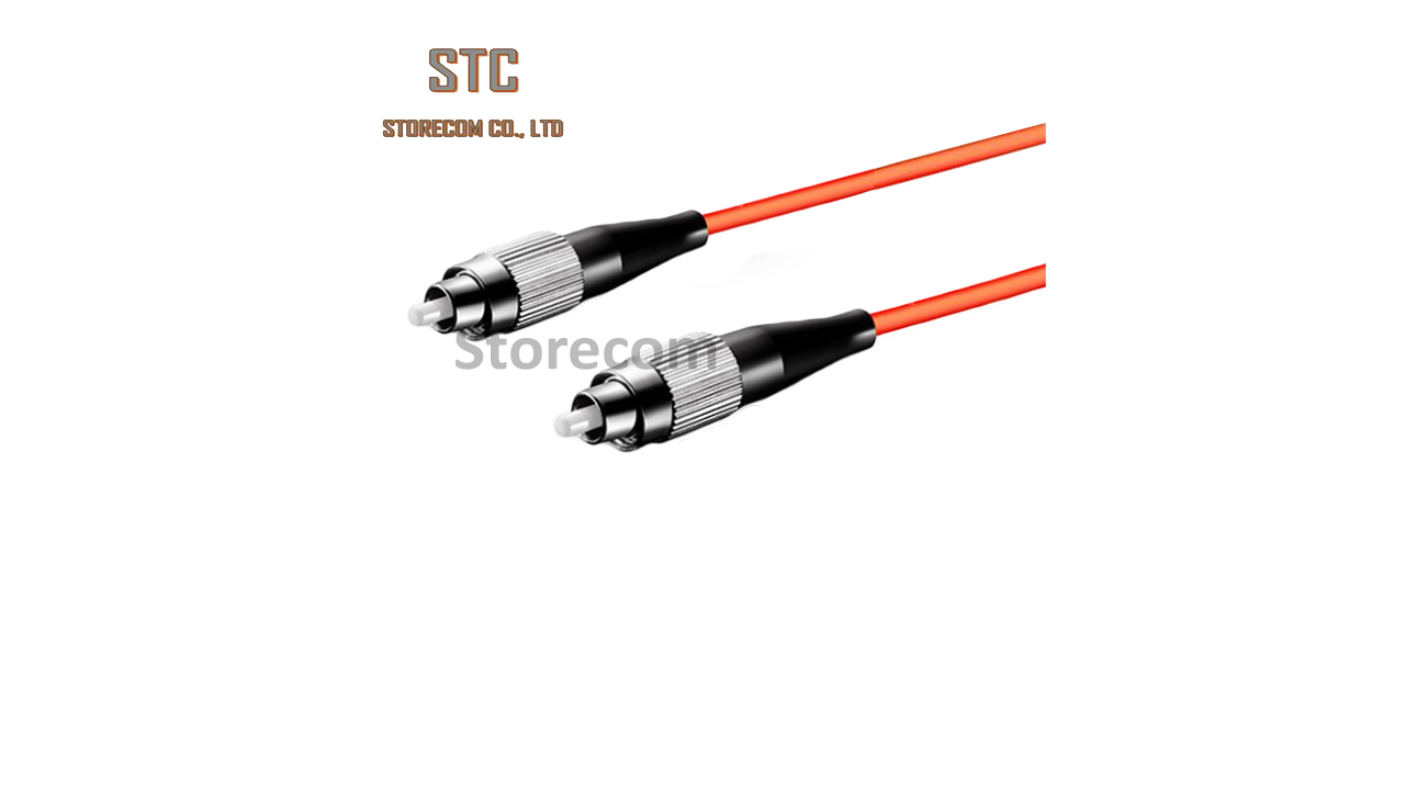 FC-FC Fiber optic patch cord OM2, 50/125μm, Simplex 3.0 mm jacket LSZH