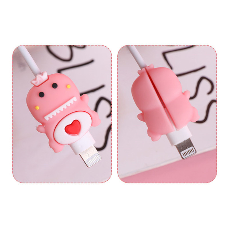 🌈⭐ตัวถนอมสายชาร์จ⭐🌈ลายการ์ตูน cable protector📌เลือกลาย ราคา 7 บาท ✅พร้อมส่ง ถนอมสายชาต อุปกรณ์IT ตัวกันสายหัก Cable Bite