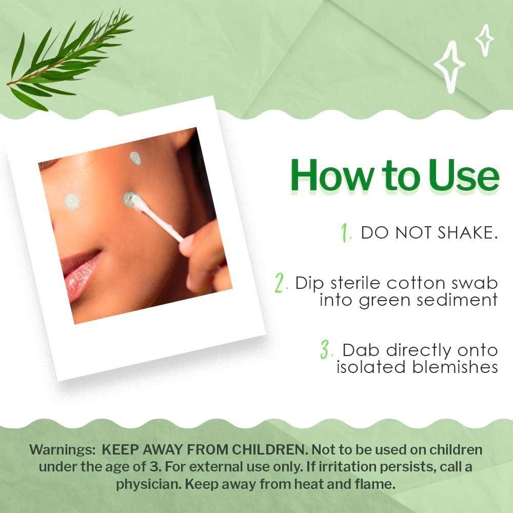 Bye Bye Blemish Tea Tree Drying Lotion 30 ml. (เขียว)