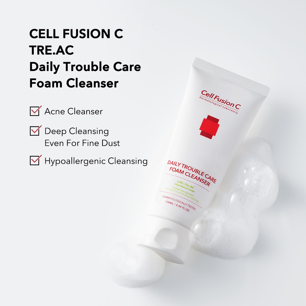 Cell Fusion C Daily Trouble Care Foam Cleanser 130 ml.