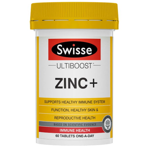 Swisse Ultiboost Zinc+ 60 เม็ด