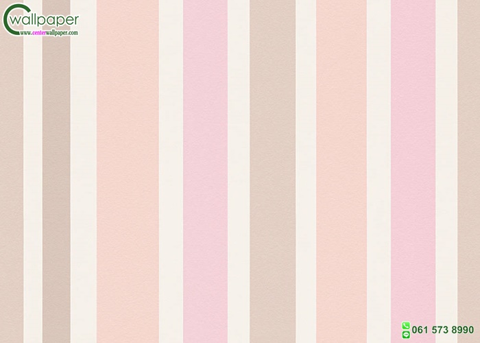 วอลเปเปอร์ติดผนังลายทางสีชมพู,ครีม