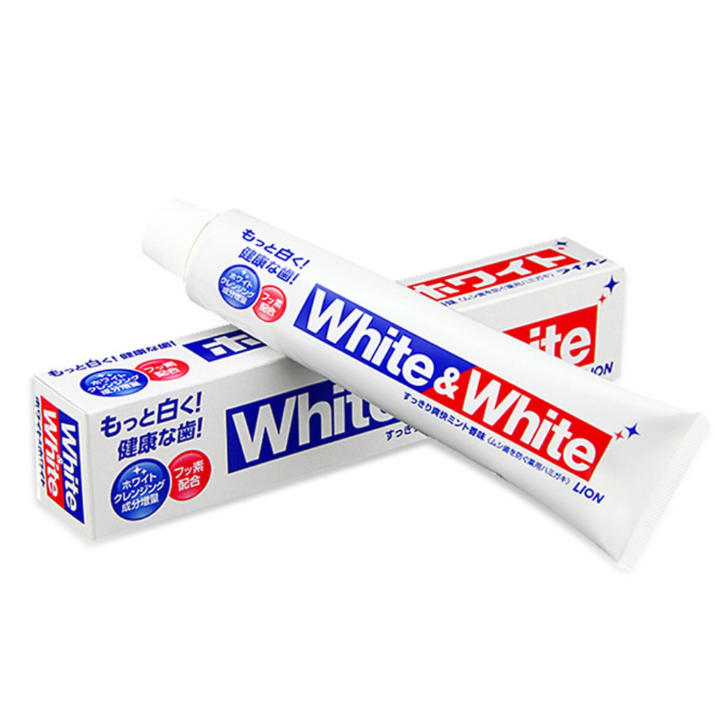 LION White & White Toothpaste 150 g.
