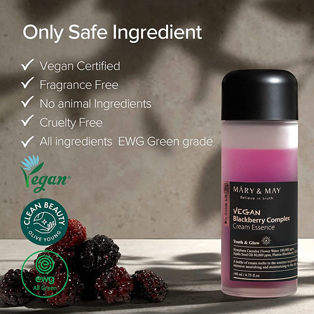 MARY&MAY Vegan Blackberry Complex Cream Essence 140 ml.
