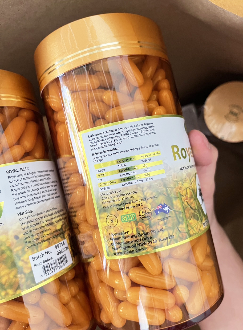 Nature's King Royal Jelly 1000 mg. (365 Softgels)