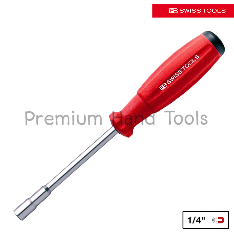 ด้ามไขควง PB Swiss Tools แกนยาว 100 มม. ด้ามยางกันไฟ ต่อกับแกนไขควง หรือข้อต่อได้ รุ่น PB 8451.10-100 M