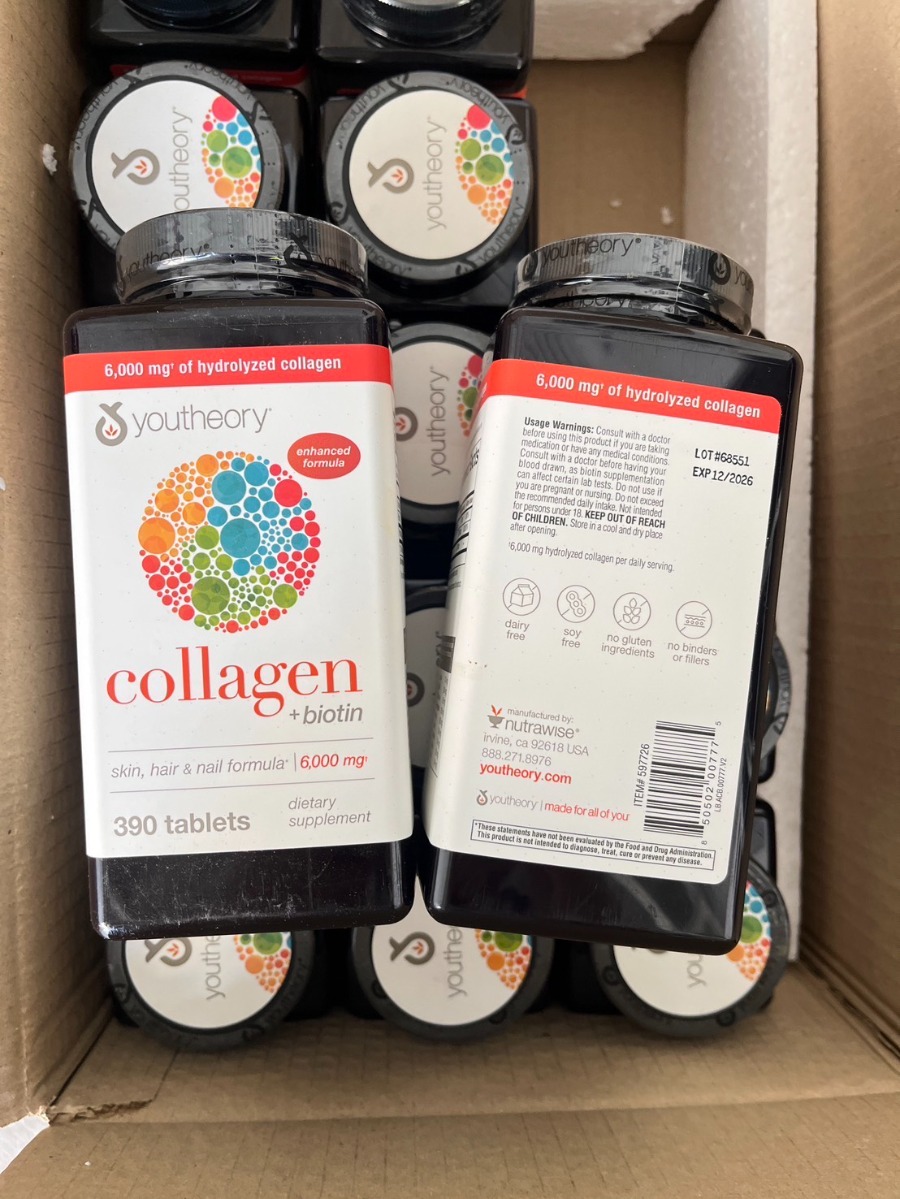 Youtheory™ Collagen Advanced Formula Type 1, 2 & 3 390 Tablets