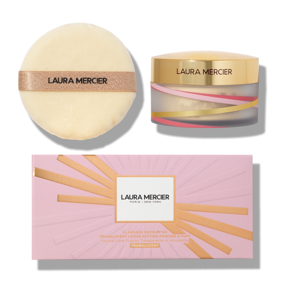 Laura Mercier Loose Setting Powder Translucent and Velour Puff