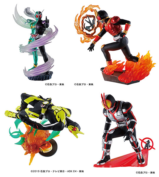 ฟิกเกอร์ Puchirama Series Kamen Rider Legend Rider Memories