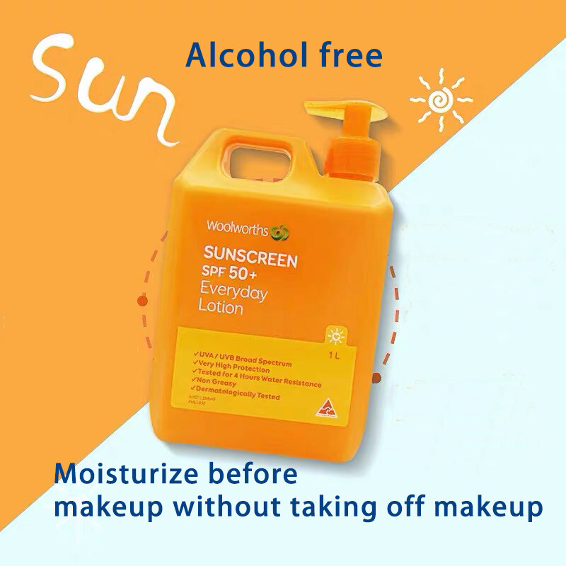 Woolworths Everyday Sunscreen Spf 50+ 1000 ml.
