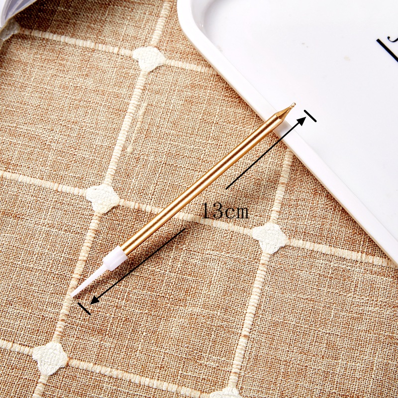 🎂เทียน Happy birthday สีเคลือบเมทัลลิค แท่งยาว แพ็ค 6ชิ้น📌เลือกสี แพ็คละ 9 บาท✔️พร้อมส่ง Ohwowshop เทียนวันเกิด เทียนสี