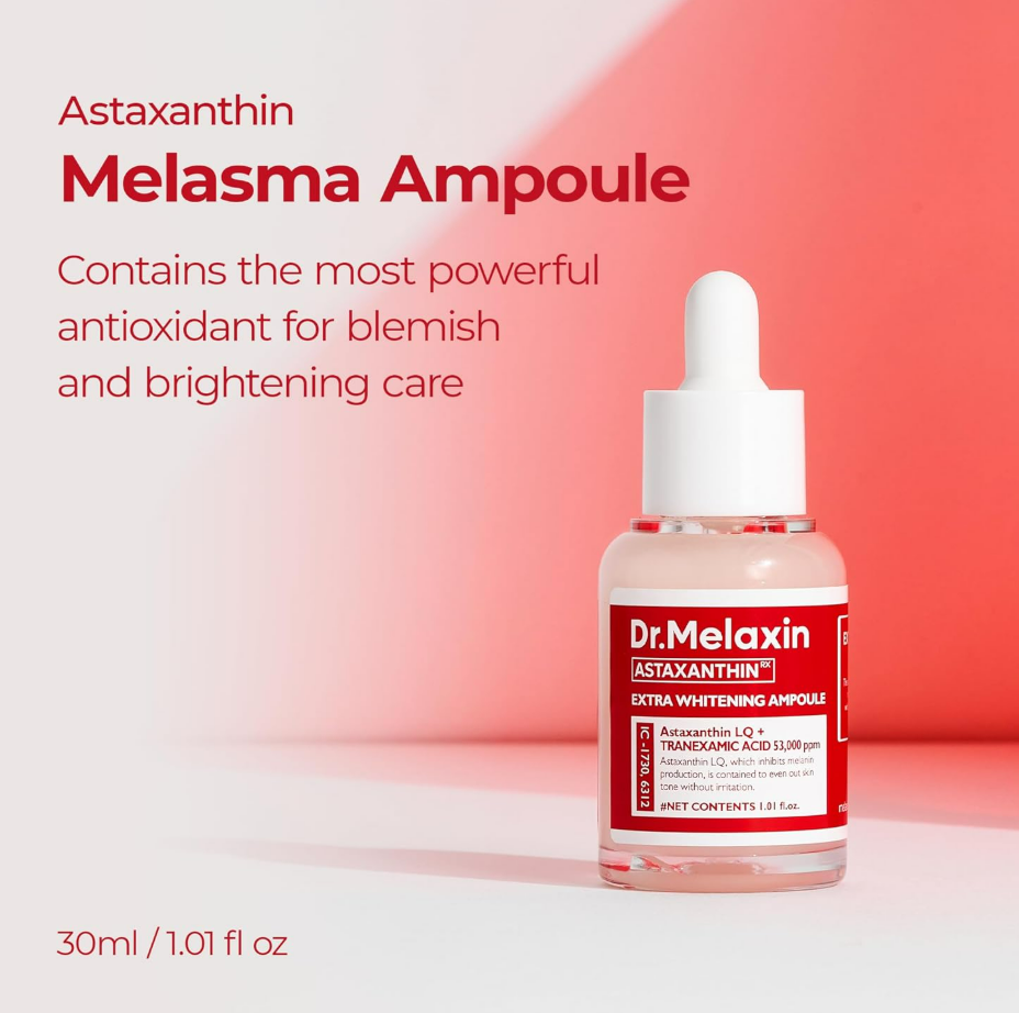 Dr.Melaxin Astaxanthin Extra Whitening Ampoule 30 ml.