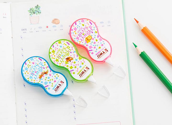 เทปลบคำผิด Mini flower ขนาด 8x5mm ชิ้นละ 7บาท ✔️พร้อมส่ง (🎲สุ่มลาย) Ohwowshop