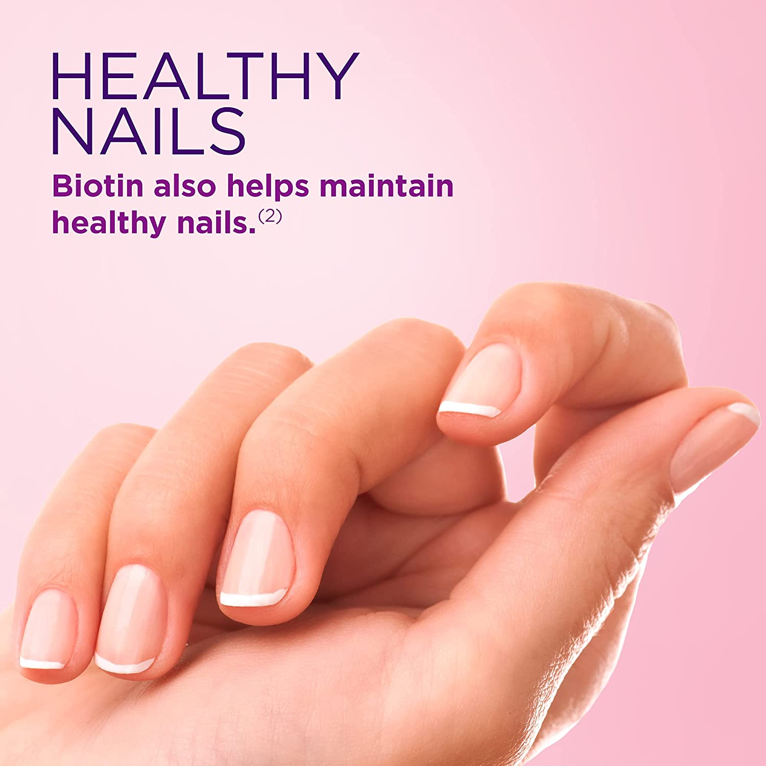 Nature's Bounty Optimal Solutions Hair Skin & Nails Gummies #Strawberry Flavored 80 Gummies