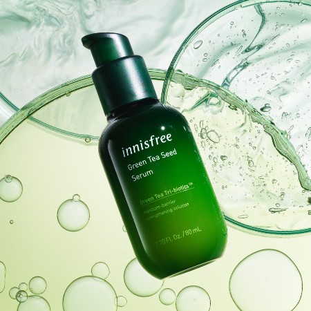 Innisfree Green Tea Seed Serum Special Set (Green Tea Tri-biotics)