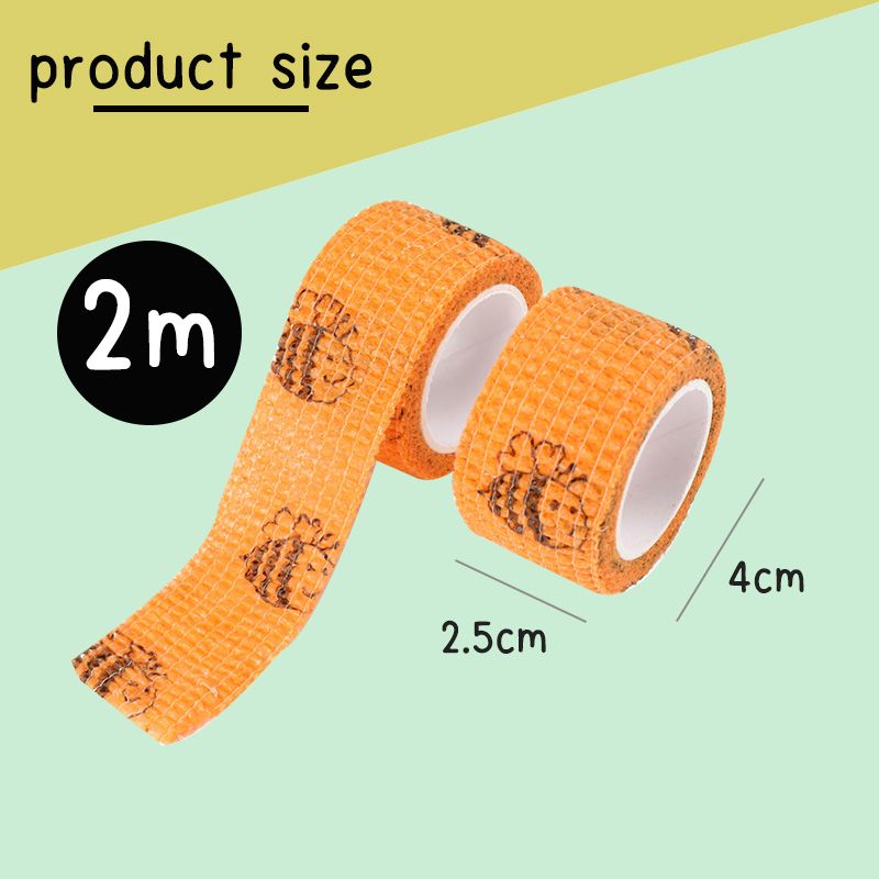 🌈ผ้าล็อก🩹ผ้าพันแผล⭐เทปแบบยืด 2.5cm 2m/4.5m📌เลือกลาย✅พร้อมส่งในไทย การเขียน เทปพันนิ้ว กีฬา