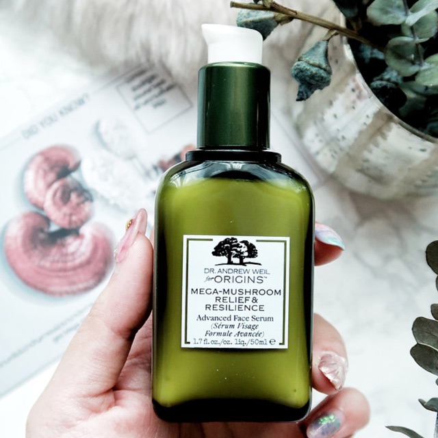 Origins Mega Mushroom Relief and Resilience Advanced Face Serum 50 ml.