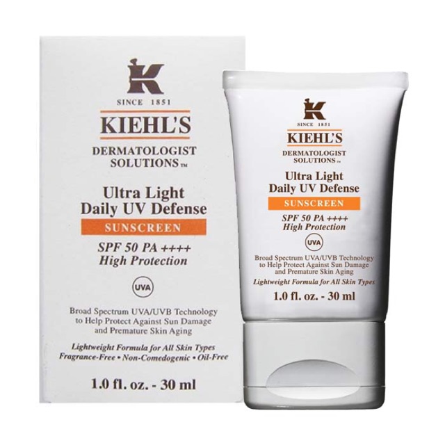 Kiehl's Ultra Light Daily UV Defense Sunscreen SPF 50 PA++++ 30 ml.