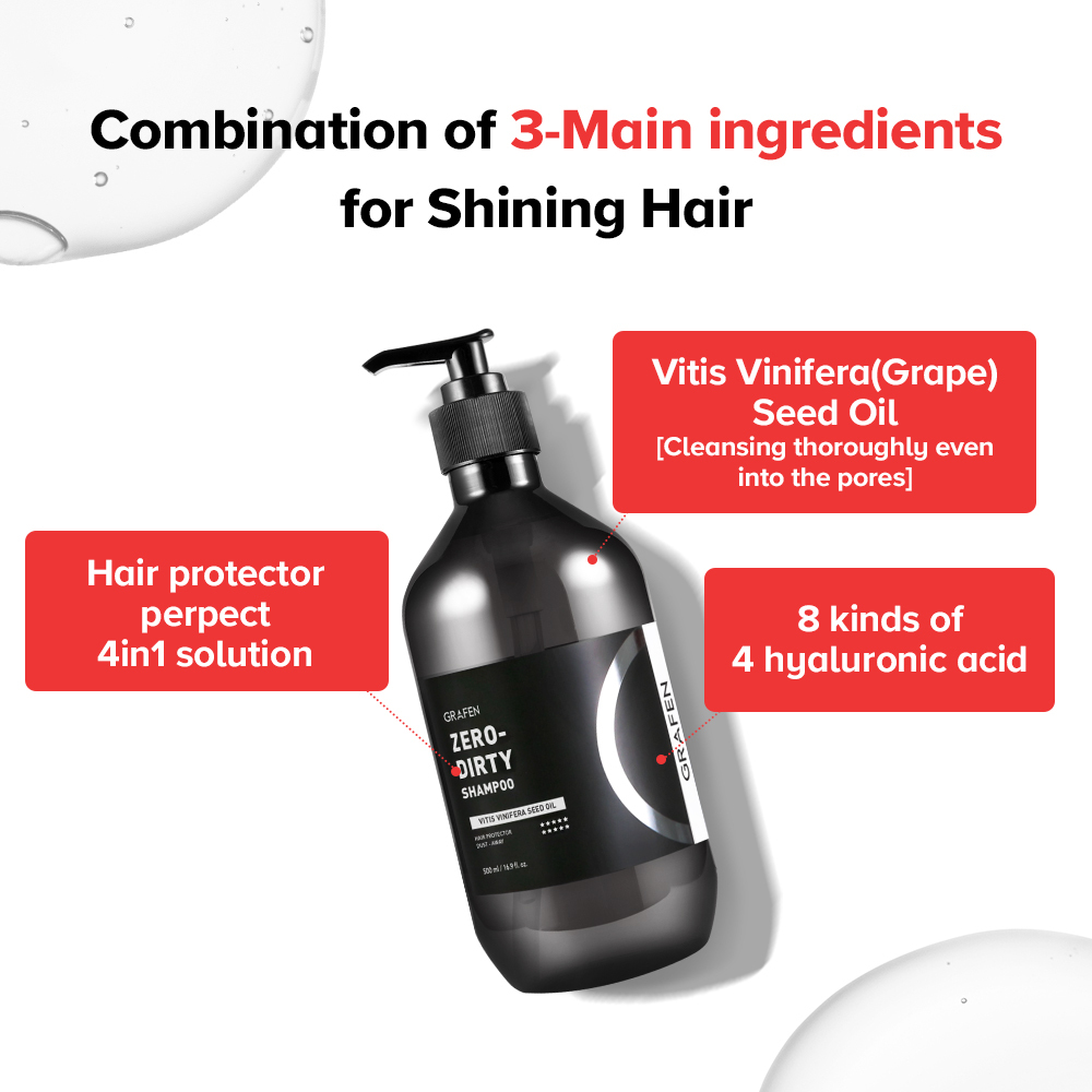 GRAFEN Zero-Dirty Shampoo 500 ml.