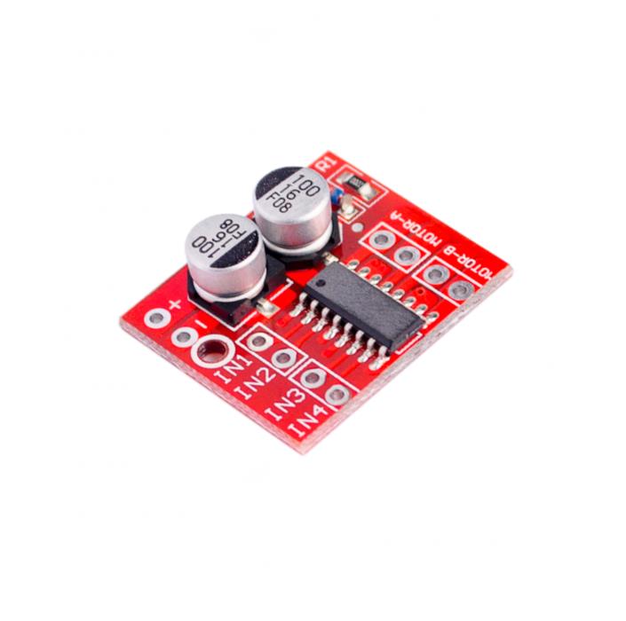 Mini L298N 2-Channel DC Motor Driver