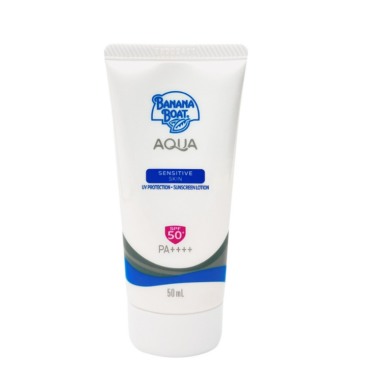 Banana Boat Aqua Sensitive Skin Sunscreen SPF50+ PA++++ 50 ml.