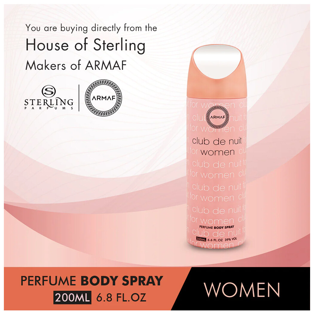 Armaf Club De Nuit Perfume Body Spray For Women 200 ml.