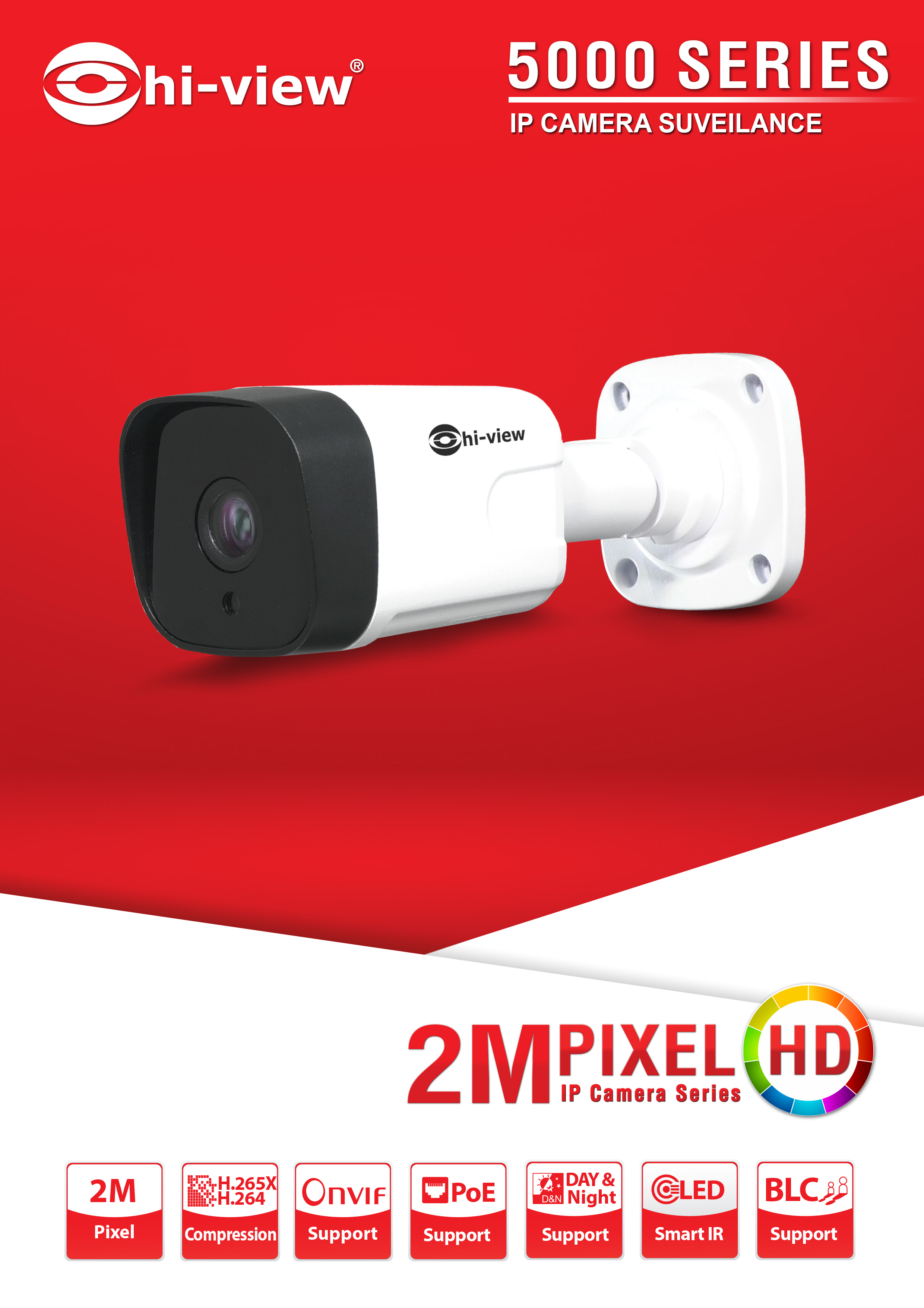 IP Camera Hiview 2.0 MP Series5000 Model:HP-55B20PE