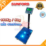 เครื่องชั่งแบบตั้งพื้น เครื่องชั่งดิจิตอล ชั่งซื้อขาย พิกัด 150kg ค่าะเอียด 50g แท่นชั่ง 40x50cm ผ่านการตรวจรับรองโดยสำนักงานชั่งตวงวัด กระทรวงพาณิชย์