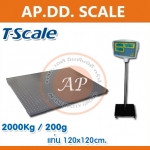 ตาชั่งดิจิตอล เครื่องชั่งนับจำนวน 2 ตัน ตาชั่งนับจำนวน2000kg ความละเอียด 0.2กิโลกรัม TSCALE รุ่น KC ขนาด แท่น 120x120cm ผลิตภัณฑ์จากประเทศไต้หวัน