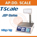 ตาชั่งดิจิตอล15kg เครื่องชั่งคำนวณราคา15000กรัม เครื่องชั่งแบบตั้งโต๊ะ15kg ละเอียด2g ถาดชั่ง240x370mm. ยี่ห้อ TSCALE รุ่น JSP มีใบผ่านการตรวจรับรองจากสำนักชั่งตวงวัด