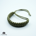 สายคล้องกล้อง (ข้อมือ) paracord สีเขียวเข้ม Double Cobra Paracord Wrist Camera Strap