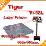 ตาชั่งดิจิตอล เครื่องชั่งตั้งพื้นขนาดใหญ่3ตัน เครื่องชั่ง3ตัน เครื่องชั่งดิจิตอล3000Kg ตาชั่ง3000กิโล เครื่องชั่งแบบวางพื้น3000kg ความละเอียด0.5kg TI-03L-1010-3000 ยี่ห้อTigerรุ่น TI–03L ขนาดแท่น 100x100cm.