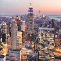 ภาพวิวสำเร็จรูป ภาพตึกสูง New York City USA.