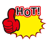 12# HOT นิ้วโป้งแดง 9x7 (50แผ่น)